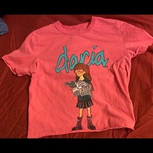 Daria Graphic Crop-Top Tee - FOREVER 21
